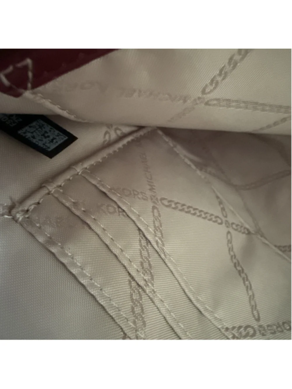 Michael Kors Jet Set Large Zip Clutch Wristlet Dark Berry Multi NWT